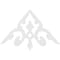 Ekena Millwork Pitch Whitman Architectural Grade PVC Gable Pediment, 48"W x 28"H x 1"P (14/12) GPP048X028X100WHI - alternate 2